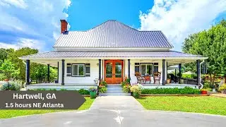RENOVATED Farmhouse near Atlanta Georgia | 2 Bedrooms 2.5 Bathrooms | Lake Hartwell | $649,900