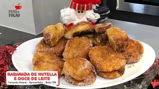 RABANADA DE NUTELLA E DOCE DE LEITE DELICIOSA