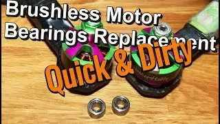 FPV - Brushless Motor Bearing Replacement - Brotherhobby Returner R4 - Quick & Dirty