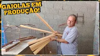 Gaiolas de violeta, pereira, imbuia e peroba