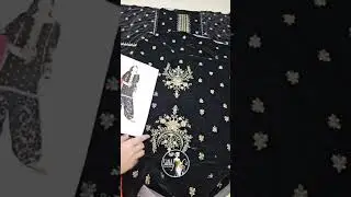 Elegant Velvet Corset Dress & Brocade 3-PC Set with Embroidered Shawl | Free Shipping