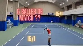 Suspense total… 5 balles de match 😳 15/1 vs 15/1 tournoi officiel