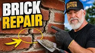 Brick Mortar Joint Repair for Beginners!