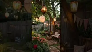 Garden sitting area