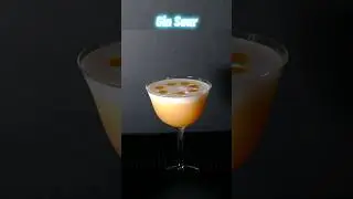 Gin Sour Cocktail #shorts
