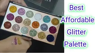 Best Kiss Crown Glitter Palette | sab sy Sasta Taren Glitter Palette In Pakistan | Makeup By Mahrosh