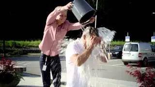 Magnus Billing, President of NASDAQ OMX Stockholm, takes the Icebucket Challenge