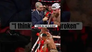 Jake Paul after the fight vs. Anthony Joshua 😬 Only on @Netflix