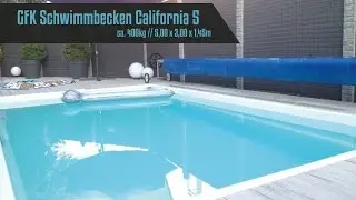 GFK Schwimmbecken - Fertig Schwimmbecken - Fertig Pool - Modell 