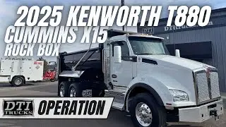 2025 Kenworth T880 Rock Box Dump Truck - CARB Compliant!