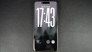 Как убрать размытие обоев на Always-On Display в iOS 26