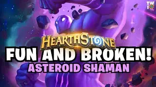 Hearthstone Asteroid Shaman Gameplay! Fun and BROKEN!