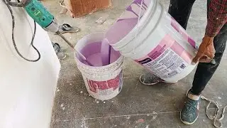 colour mixing purple 🟣💜//light purple colour mix
