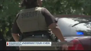 Manhunt underway in Jasper County