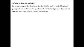 Textaufgaben Addieren und Subtrahieren