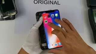 100% Genuine original for iPhone X LCD Screen display test video