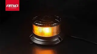 LED Warning Lamp heavy duty W28M 12V 24V AMiO-04108