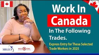 GOOD NEWS! Canada Needs The Following Trades Workers for PR in 2025