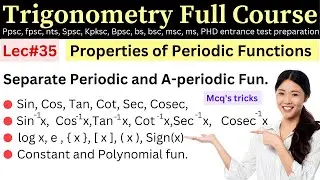 Properties of periodic function Lec#35 #ppsc #fpsc #nts #maths #Ms #PhD #afmathe