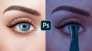 Eye Melting Effect  | Liquify Effect Tutorial | Adobe Photoshop - Photoshop Tutorial