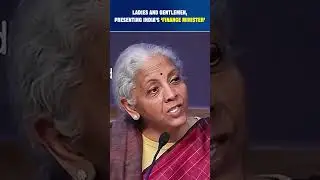 Ladies and Gentlemen, presenting India's Finance Minister 😱😱 #nirmalasitharaman #budget