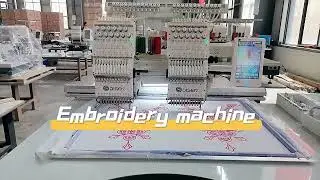 Multi-head professional embroidery machine,Double head embroidery machine.from factory delivery.