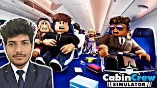 My Dream Airline✈️ | Becoming Cabin Crew on My Own Flights | playing my cabin crew simulator  
