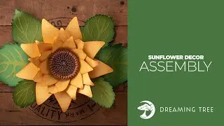 SVG File - Sunflower Decor - Assembly Tutorial (For Cricut, Silhouette, and ScanNCut)