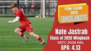 Nate Jastrab Class of 2026 Defender - Penn Fusion Showcase 2025 Highlights