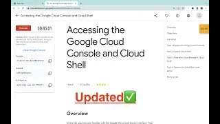 #NEW Accessing the Google Cloud Console and Cloud Shell || #qwiklabs |#updated [With Explanation🗣️]
