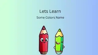 color name for kids | poem no.12 | #interactivelearning  #childrenseducation
