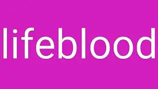 Lifeblood Definition & Meaning
