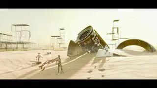Cyberpunk| Desert Land-Scape 3D speed Modeling Blender