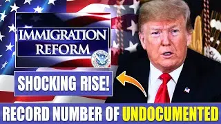 Record Number of Undocumented Immigrants in the US in 2023 | US Immigration Reform
