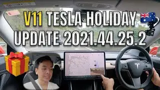 TESLA SOFTWARE UPDATE 2021.44.25.2 TESLA HOLIDAY UPDATE 2021 V11 Recap