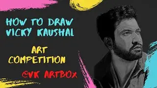 Vicky Kaushal art drawing full tutorial #vickykaushal #sketch #tutorials