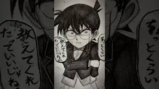黒の組織 黒幕の正体 #名探偵コナン #小嶋元太#灰原哀#江戸川コナン#イラスト#ウォッカ #ジン#shorts #ネタ#おもしろ