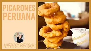 CRISPY DONUTS from Peru | Picarones with Fragrant Chancaca Syrup | Peruvian Street Food
