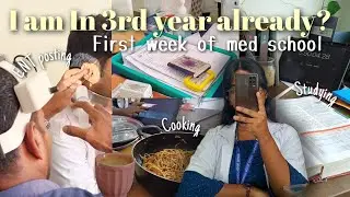 BACK TO COLLEGE VLOG 🩺 | First Week Of Medical College as a THIRD YEAR!! 