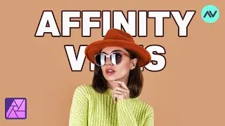 Как добавить текст за объектами в Affinity Photo | Учебное пособие по Affinity Photo