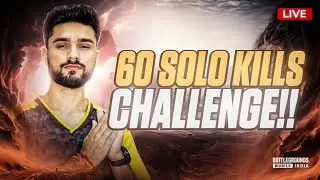 KYA AAJ 60 SOLO KILLS HONGE? | CLASSIC HACKER OR WHAT | BGMI LIVE