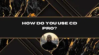 How to use CD Pro?