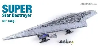 🔄 LEGO Star Wars 2011 UCS Super Star Destroyer review! 4 feet long! set 10221 (re-upload)