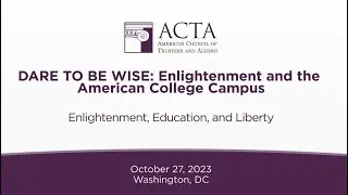 Enlightenment, Education, and Liberty