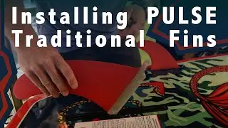 How to install the Pulse Traditional SUP fins