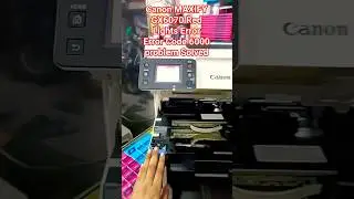 Canon MAXIFY GX6070 Red Lights Error Code 6000 Problem Solved#canon#service #printersupportsoftware
