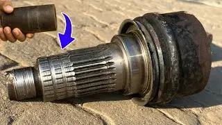 You Won't Believe This $10 Repair the Conquered a Seized Truck Drive Shaft with One Clever Piece 