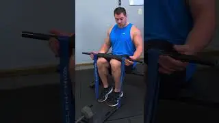 Seated Calf Raise With Bands! 🔥