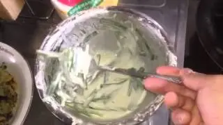 中華鍋であっという間にチヂミを作る