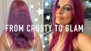 HOW TO COLOR CORRECT YOUR HAIR AT HOME USING ION COLOR BRILLIANCE CORRECTOR (DYING MY HAIR PURPLE)